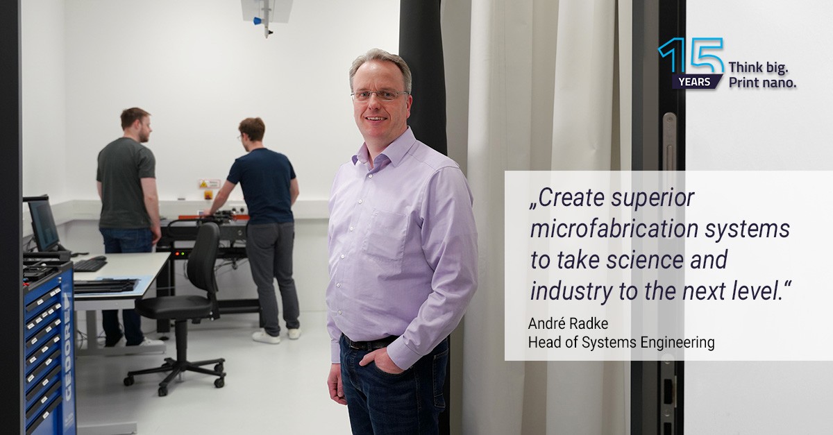 Our pioneer, Head of Systems Engineering, André Radke 