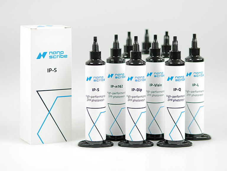 An overview of Nanoscribe IP-Photoresins.