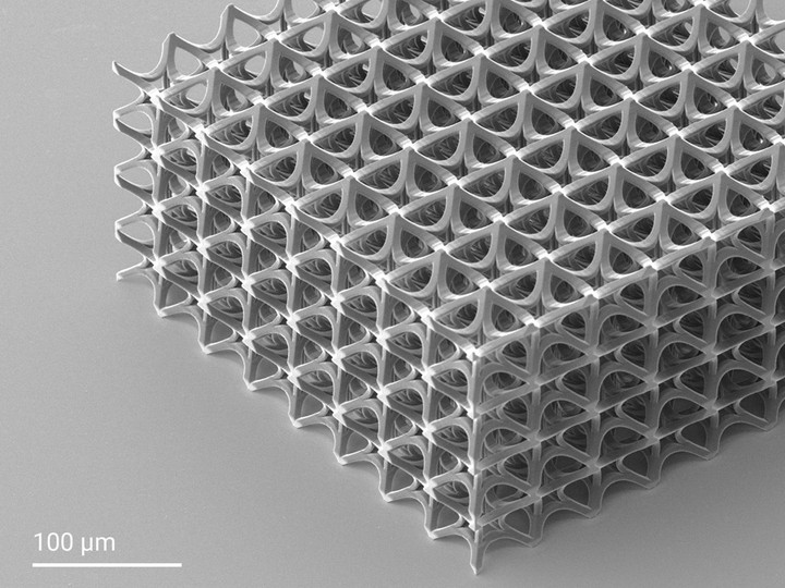 Scaffold cuboid with an edge length of 400 µm