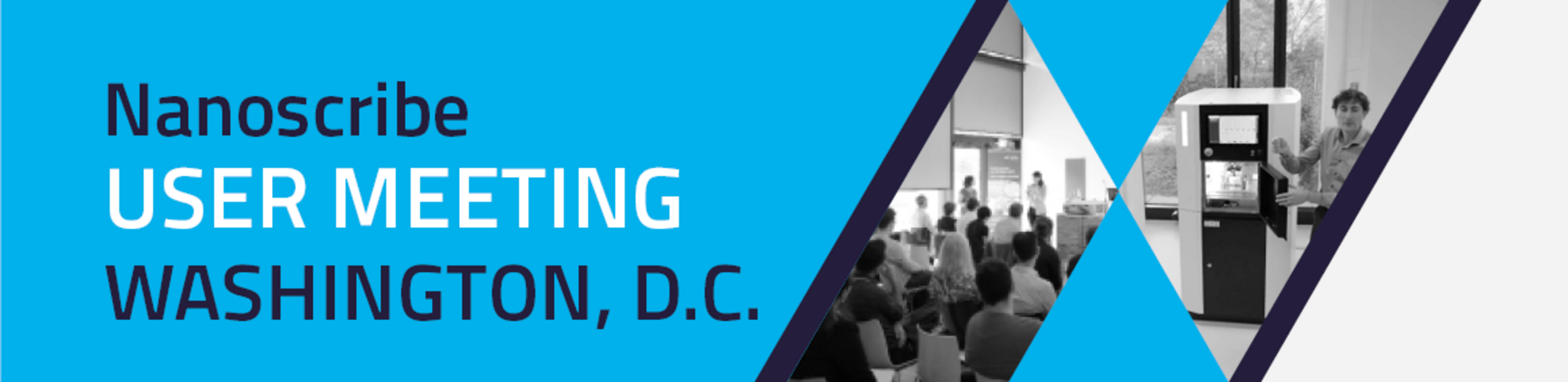 Nanoscribe User Meeting on October 21-22 in Washington, D.C.